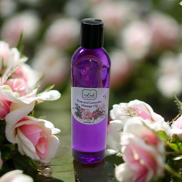 Rose and Lavender Massage Oil