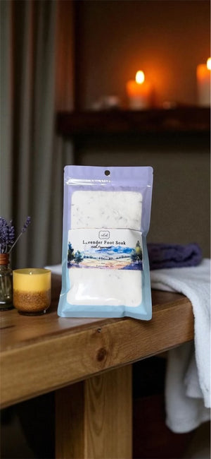 Lavender Foot Soak with Peppermint