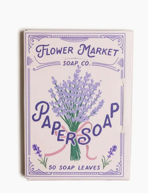 Lavender Paper Soap