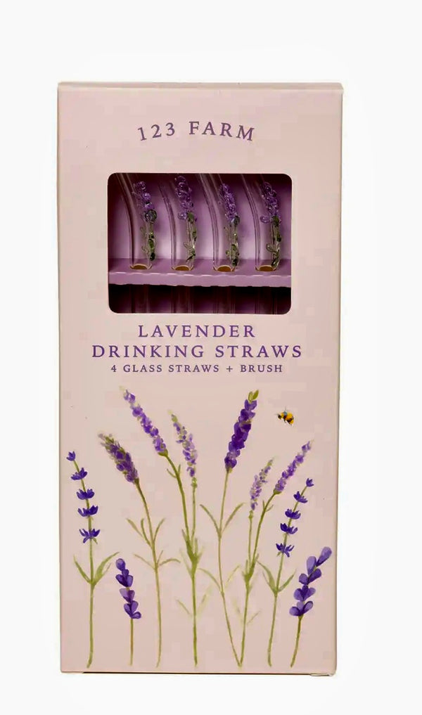 Lavender Drinking Straws