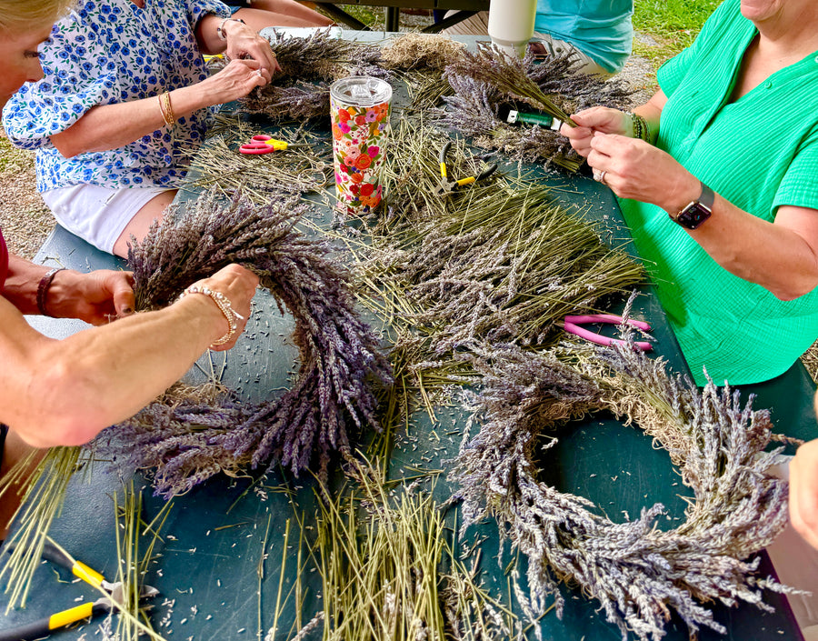 Dried Lavender Wreath Making Workshop