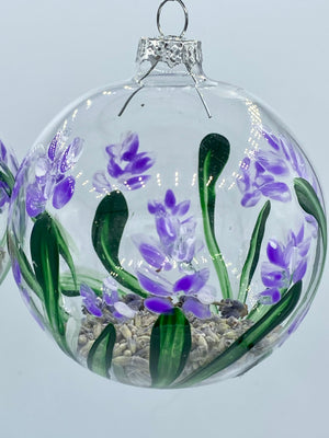 Lavender / Floral Ornaments